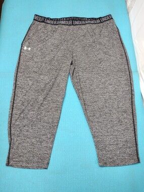Under Armor Women's Heat Gear Loose Capri Workout Pants XXL-